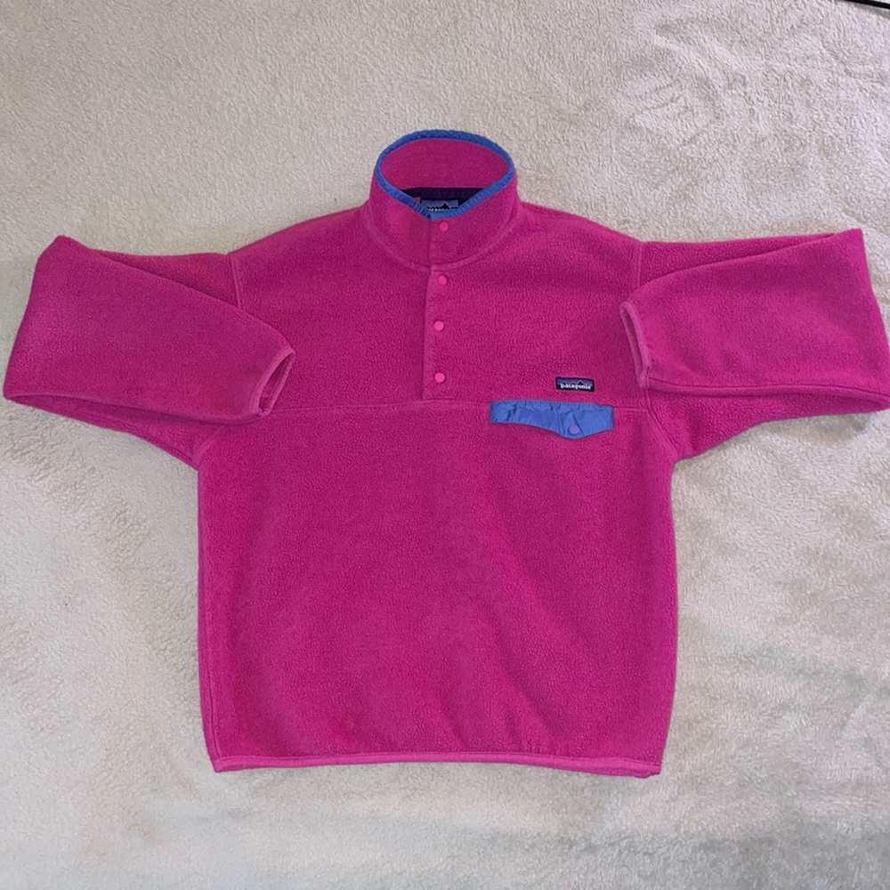 Patagonia Synchilla - Snap Quarter Fleece - Pink/Purple